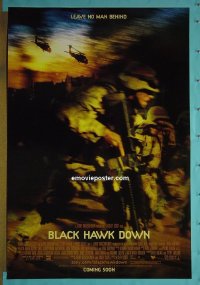 #2199 BLACK HAWK DOWN DS advance 1sh '01