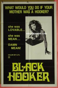 #7262 BLACK HOOKER 'black' style 1sh74 mother 
