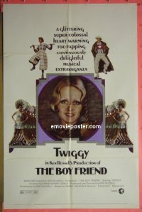 P277 BOY FRIEND one-sheet movie poster '71 Twiggy, Tune