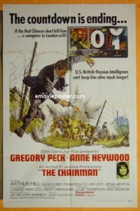 #1106 CHAIRMAN 1sh '69 Gregory Peck 