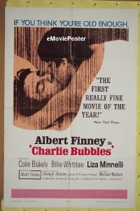 #147 CHARLIE BUBBLES 1sh '68 Albert Finney 