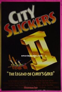 n043 CITY SLICKERS 2 DS advance one-sheet movie poster '94 Billy Crystal