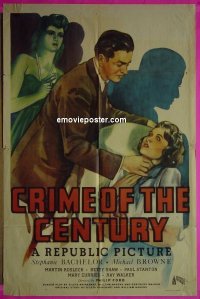 #9079 CRIME OF THE CENTURY 1sh '46 Bachelor 