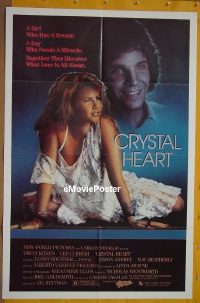A199 CRYSTAL HEART one-sheet movie poster '87 Tawny Kitaen