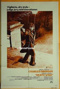 #2251 DEATH WISH 1sh '74 Charles Bronson