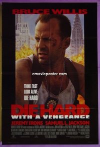 #7544 DIE HARD WITH A VENGEANCE B DS 1sh '95 