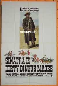#7547 DIRTY DINGUS MAGEE 1sh '70 Sinatra 