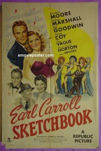 #9142 EARL CARROLL SKETCHBOOK 1sh '46 Moore 