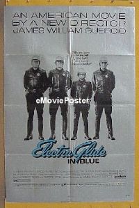 #223 ELECTRA GLIDE IN BLUE foil 1sh 1973 short cop Robert Blake and Alan Ladd are same height!