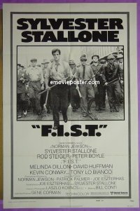 #158 FIST advance 1sh '77 Sly Stallone 