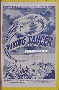 #016 FLYING SAUCER 1sh R53 UFO's from space!