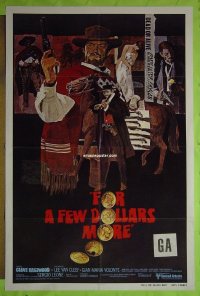 #7611 FOR A FEW DOLLARS MORE 1sh R80 Eastwood
