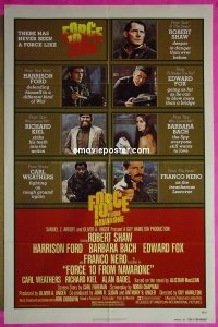 #7714 FORCE 10 FROM NAVARONE advance 1sh '78 