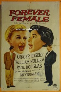 #1296 FOREVER FEMALE 1sh '54 Ginger Rogers 