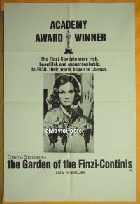 #164 GARDEN OF THE FINZI-CONTINIS 1sh '70 