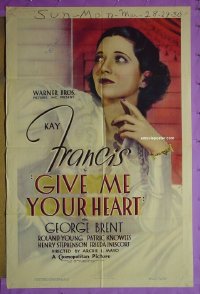 #7671 GIVE ME YOUR HEART 1sh36 Francis, Brent