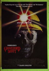 #2395 GRAVEYARD SHIFT DS 1sh '90 Stephen King