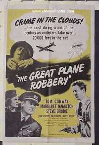 #194 GREAT PLANE ROBBERY 1sh '50 Conway 