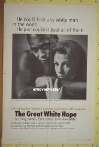 #316 GREAT WHITE HOPE 1sh '70 Earl Jones 
