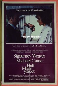 A468 HALF MOON STREET one-sheet movie poster '86 Weaver, Michael Caine
