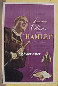 #344 HAMLET 1sh '49 Laurence Olivier 
