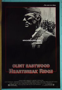 #7820 HEARTBREAK RIDGE 1sh '86 Eastwood 