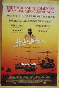#322 HEARTS OF DARKNESS 1sh 91 Apocalypse Now 