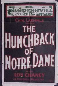 h247 HUNCHBACK OF NOTRE DAME DS one-sheet movie poster '96 'all cast' style