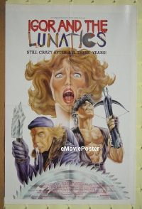 A610 IGOR & THE LUNATICS one-sheet movie poster '85 Troma