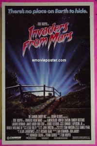 INVADERS FROM MARS ('86) 1sheet