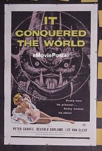 #407 IT CONQUERED THE WORLD linen 1sh '56 