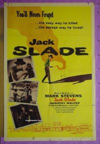 #7823 JACK SLADE 1sh '53 Mark Stevens, Malone