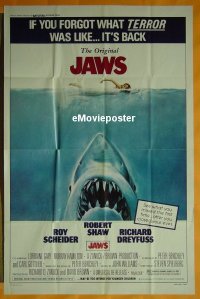 #1551 JAWS 1sh R79 Spielberg, Scheider