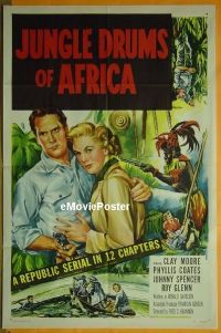 #346 JUNGLE DRUMS OF AFRICA 1sh '52 serial 