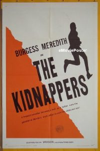 #1614 KIDNAPPERS 1sh '64 Burgess Meredith 