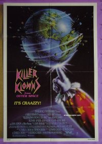 #663 KILLER KLOWNS FROM OUTER SPACE 1sh '88 