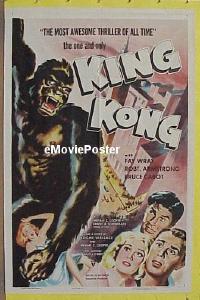 #003 KING KONG 1sh R56 Fay Wray, Armstrong 