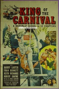 #355 KING OF THE CARNIVAL 1sh '55 serial! 