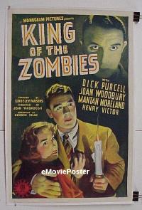 #006 KING OF THE ZOMBIES linen 1sh '41 