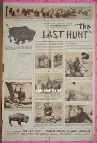 #317 LAST HUNT 1sh '56 Taylor, Granger 