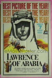 #1661 LAWRENCE OF ARABIA D 1sh '63 O'Toole 