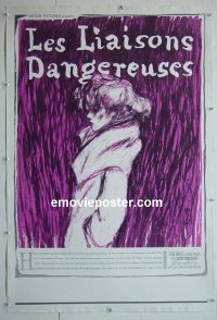 #2663 DANGEROUS LOVE AFFAIRS paperbacked one-sheet '62
