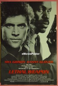 #364 LETHAL WEAPON advance 1sh '87 Gibson 