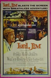 #9422 LORD JIM style B 1sh '65 Peter O'Toole 