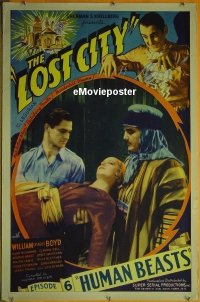#239 LOST CITY unfolded 1sh '35 serial 