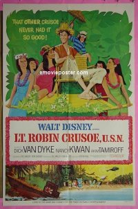 #1724 LT ROBIN CRUSOE USN 1sh '66 Walt Disney 