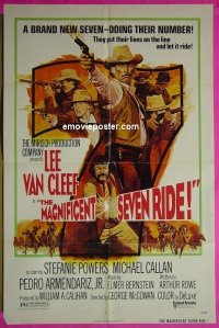 #7981 MAGNIFICENT 7 RIDE 1sh '60 Brynner 