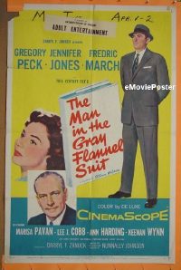 #1784 MAN IN THE GRAY FLANNEL SUIT B-1sh '56 