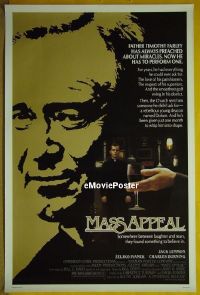 A766 MASS APPEAL one-sheet movie poster '84 Jack Lemmon, Glenn Jordan