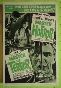 #7998 MASTER OF HORROR/4D MAN 1sh '65